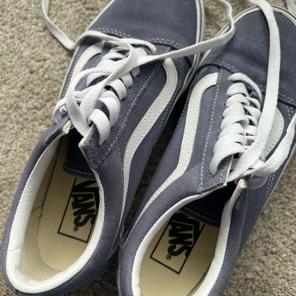 Vans Old Skool Sneakers - size 8.5W color Blue Granite/Pure White - Picture 4 of 6